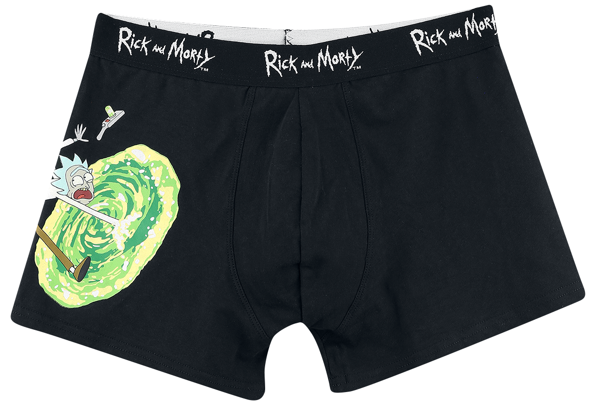 Rick And Morty Boxershort-Set - Portal - S - für Männer - Größe S - multicolor  - EMP exklusives Merchandise!