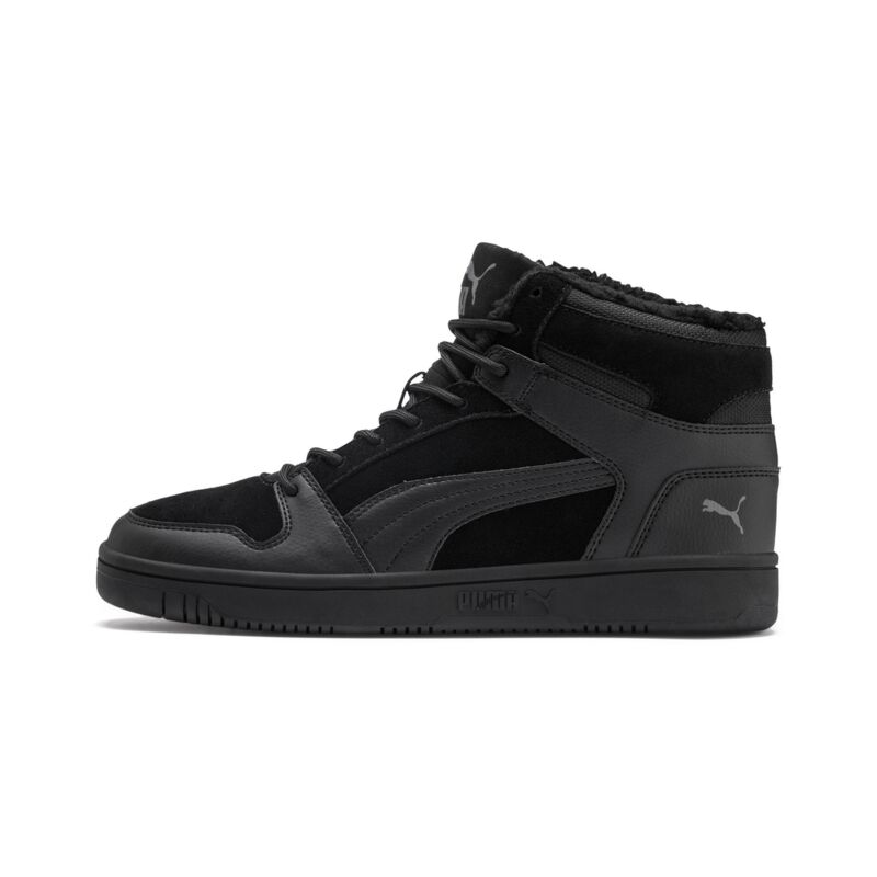 Baskets hautes  de Puma - Rebound LayUp SD Fur - EU36 à EU44 - pour Unisexe - noir