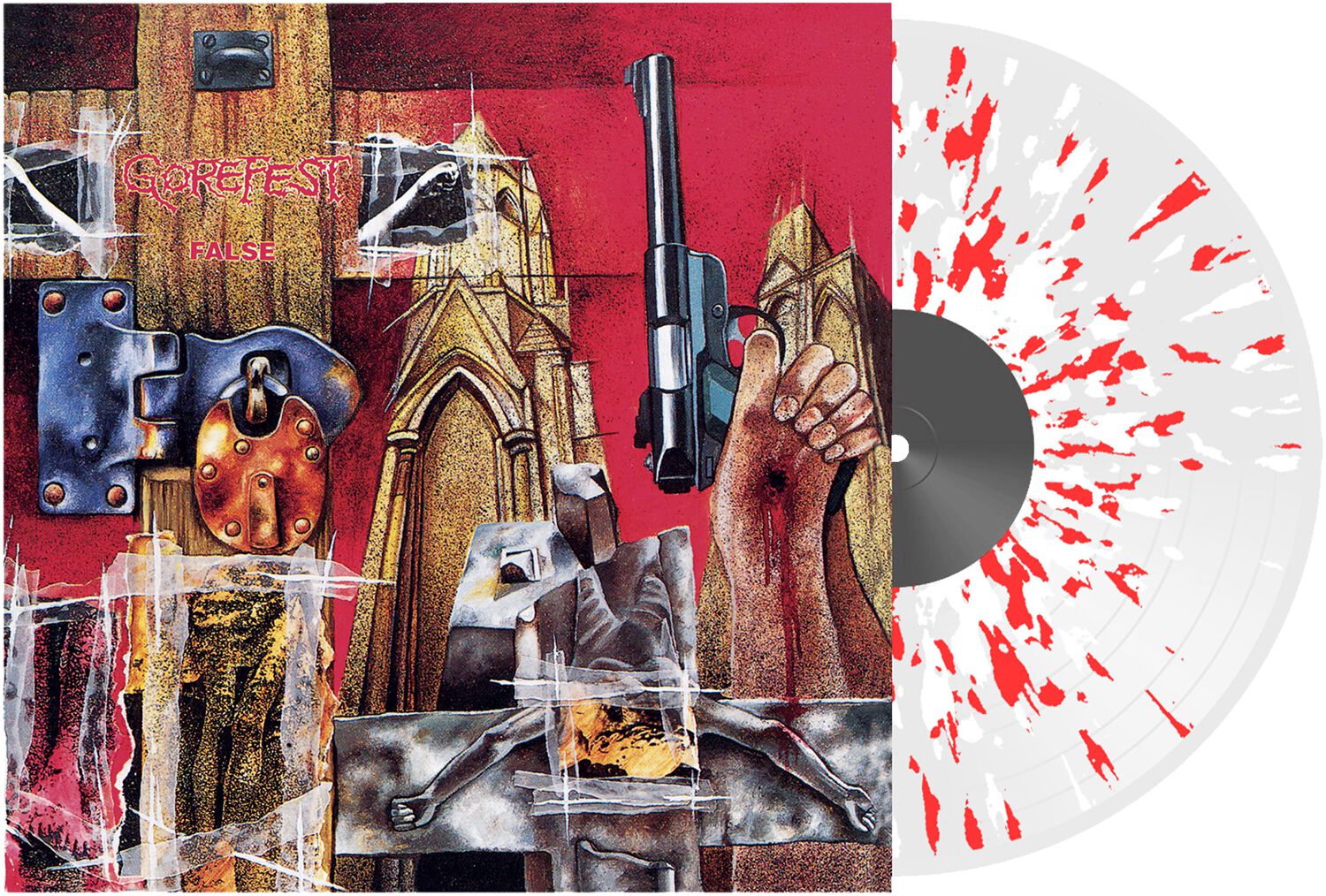 Image of Gorefest False LP splattered