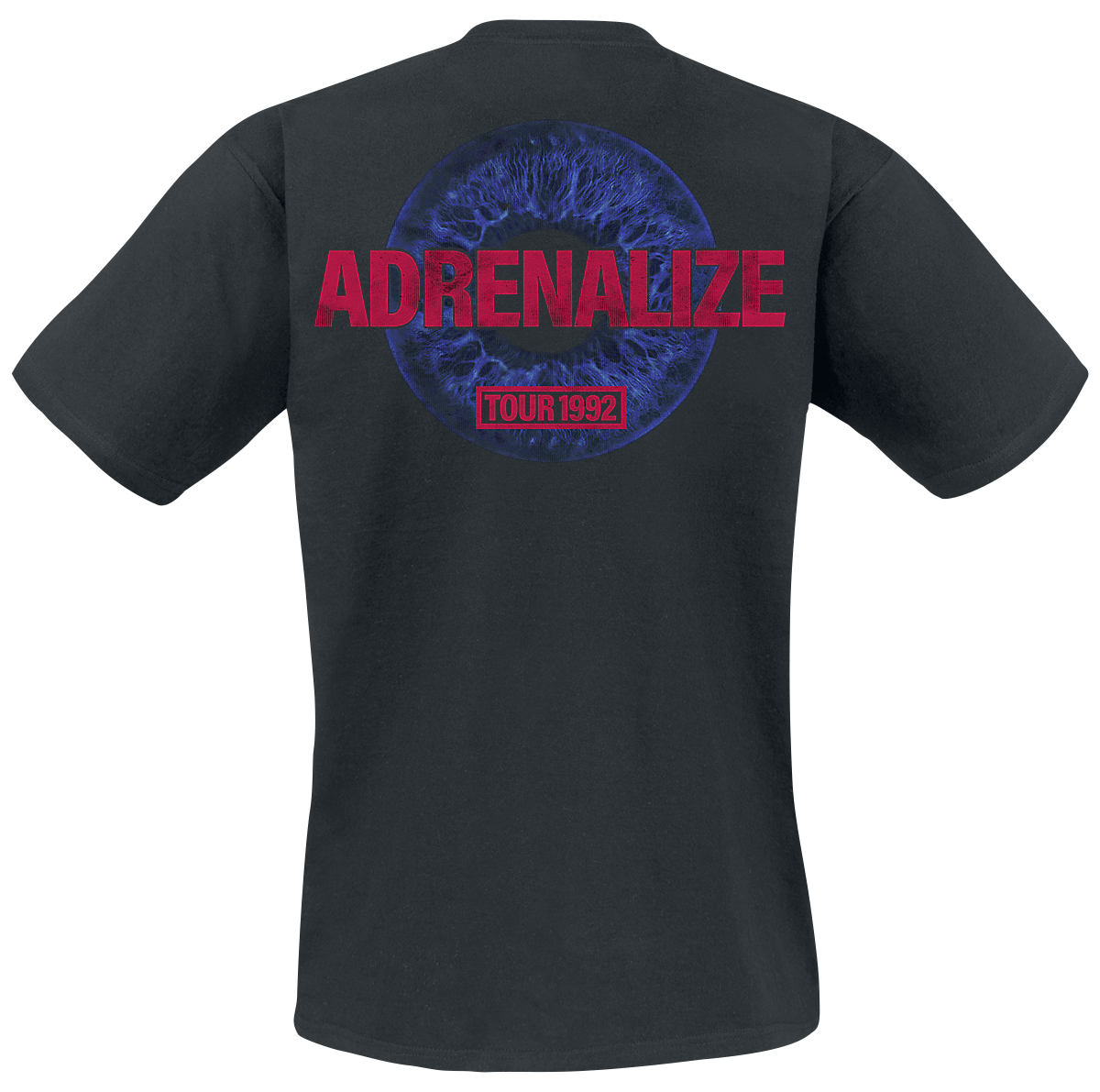 Def Leppard T-Shirt - Adrenalize Tour 1992 - M - für Männer - Größe M - schwarz  - Lizenziertes Merchandise!