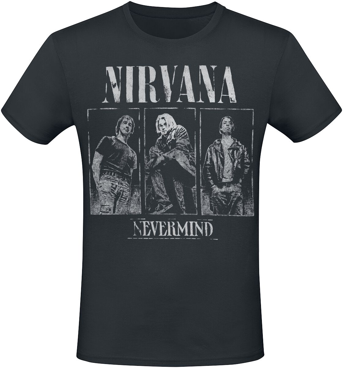 Nirvana Nevermind Photo T-Shirt schwarz in M 10842187