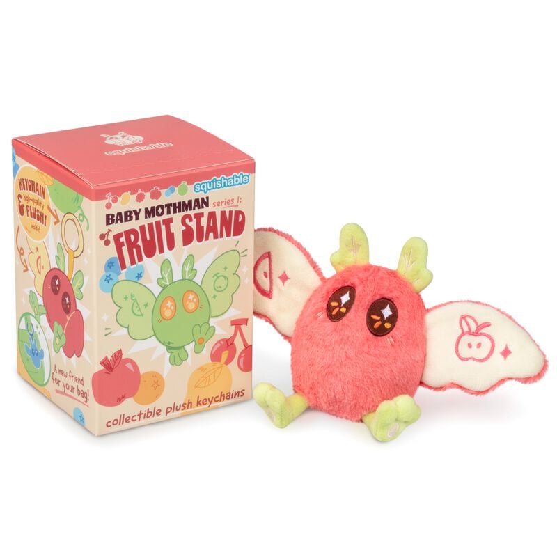 Squishable - Gothic Schlüsselanhänger - Baby Mothman - Blind Box - Series 1: Fruit Stand - multicolor  - Lizenzierter Fanartikel