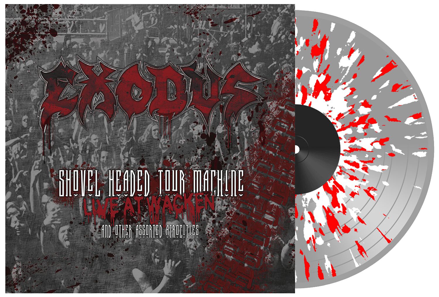 Image of Exodus Shovel headed tour machine - Live at Wacken and other assorted atrocities 2-LP splattered
