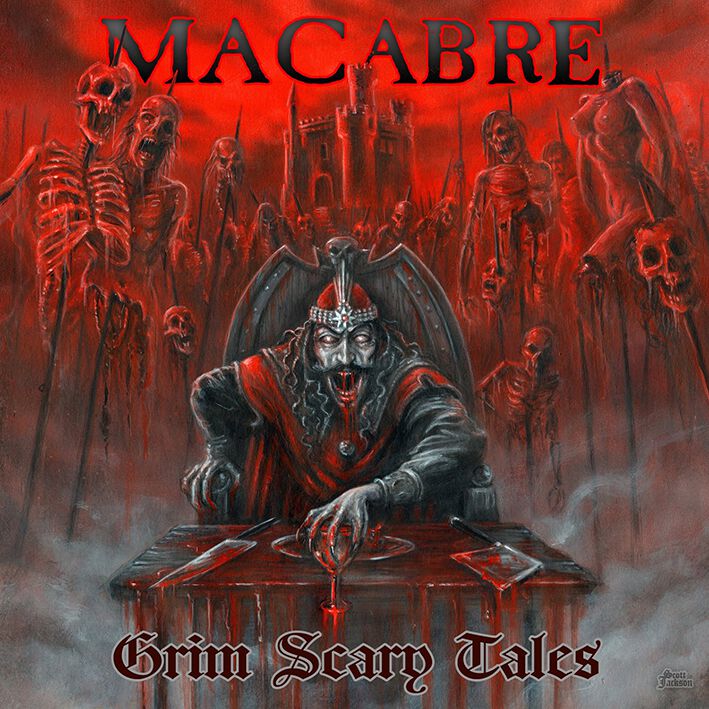 Macabre Grim scary tales CD multicolor