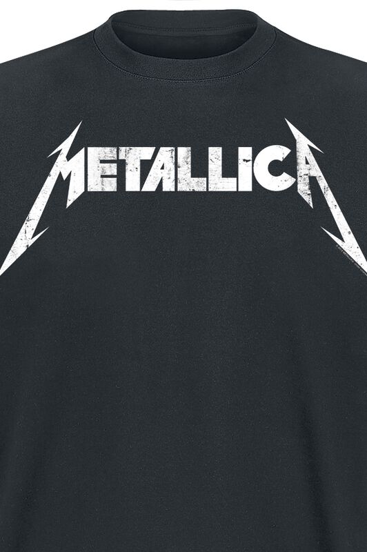 Männer Bekleidung Textured Logo | Metallica T-Shirt