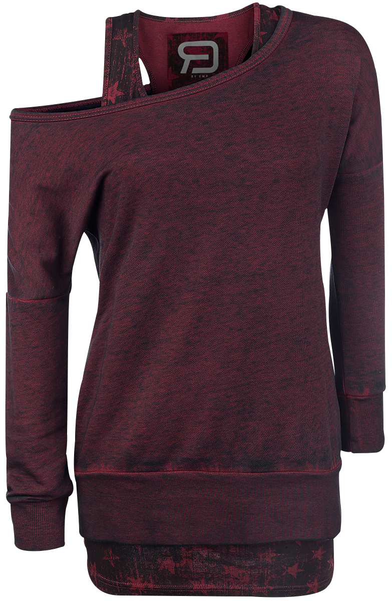 RED by EMP - Cut Me Loose - Girls sweatshirt - burgundy image