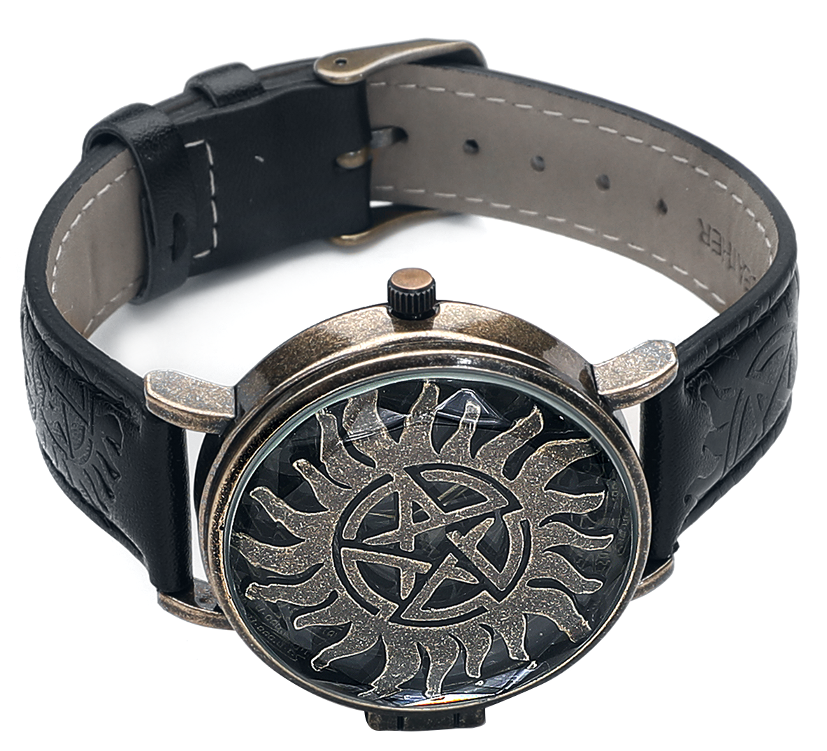 Supernatural Armbanduhren - Anti Possession - für Damen - schwarz  - Lizenzierter Fanartikel