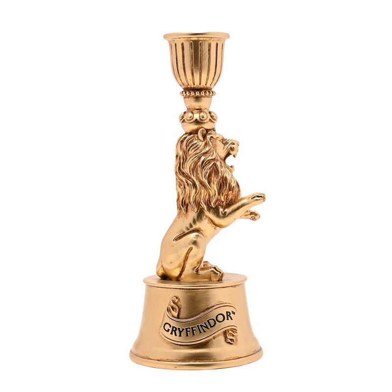 Harry Potter Alumni 3D Candle Holder - Gryffindor Lion Unisex Kaarsstandaard - goudkleurig - Standard