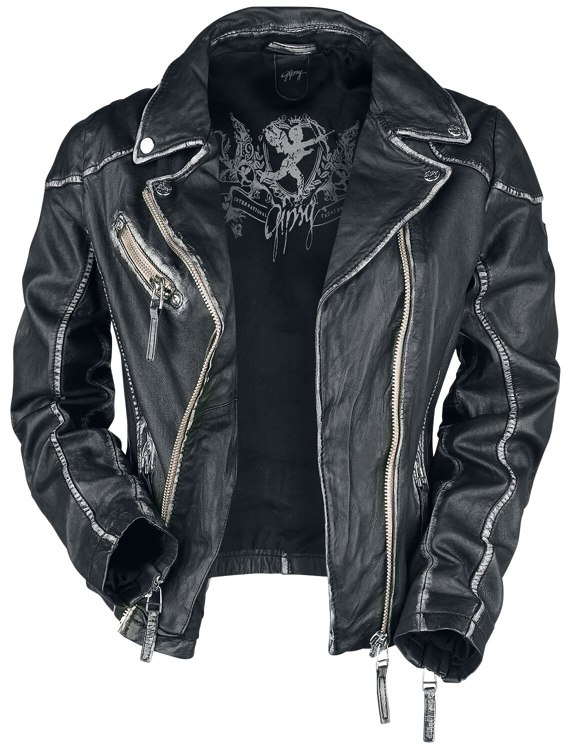 Lederjacken24 Lederjacke Damen Gipsy Gipsy Damen Lederjacke