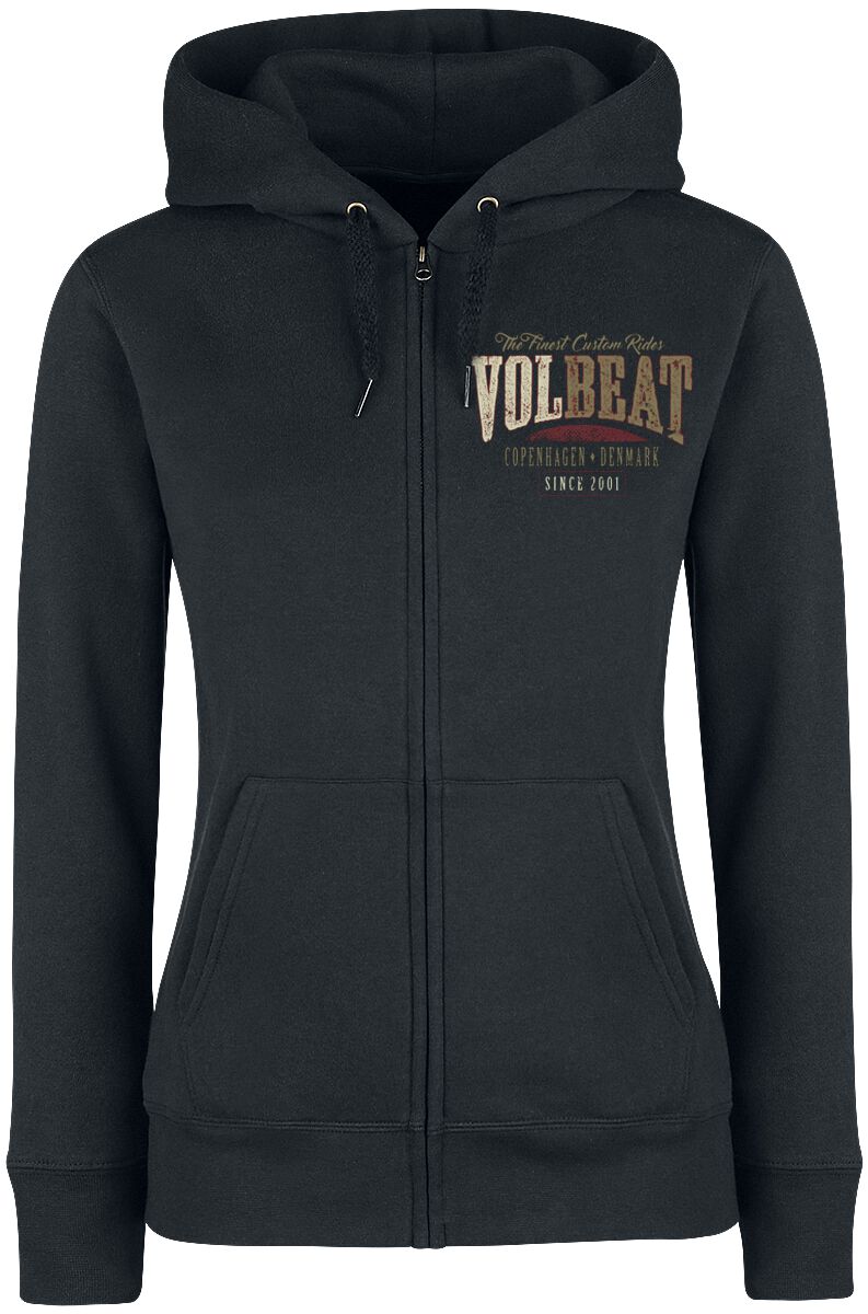 Volbeat Louder And Faster Hooded zip black