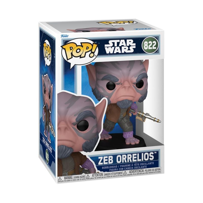 Star Wars - Zeb Orrelios Vinyl Figur 822 - Funko Pop! - Funko Shop Europe
