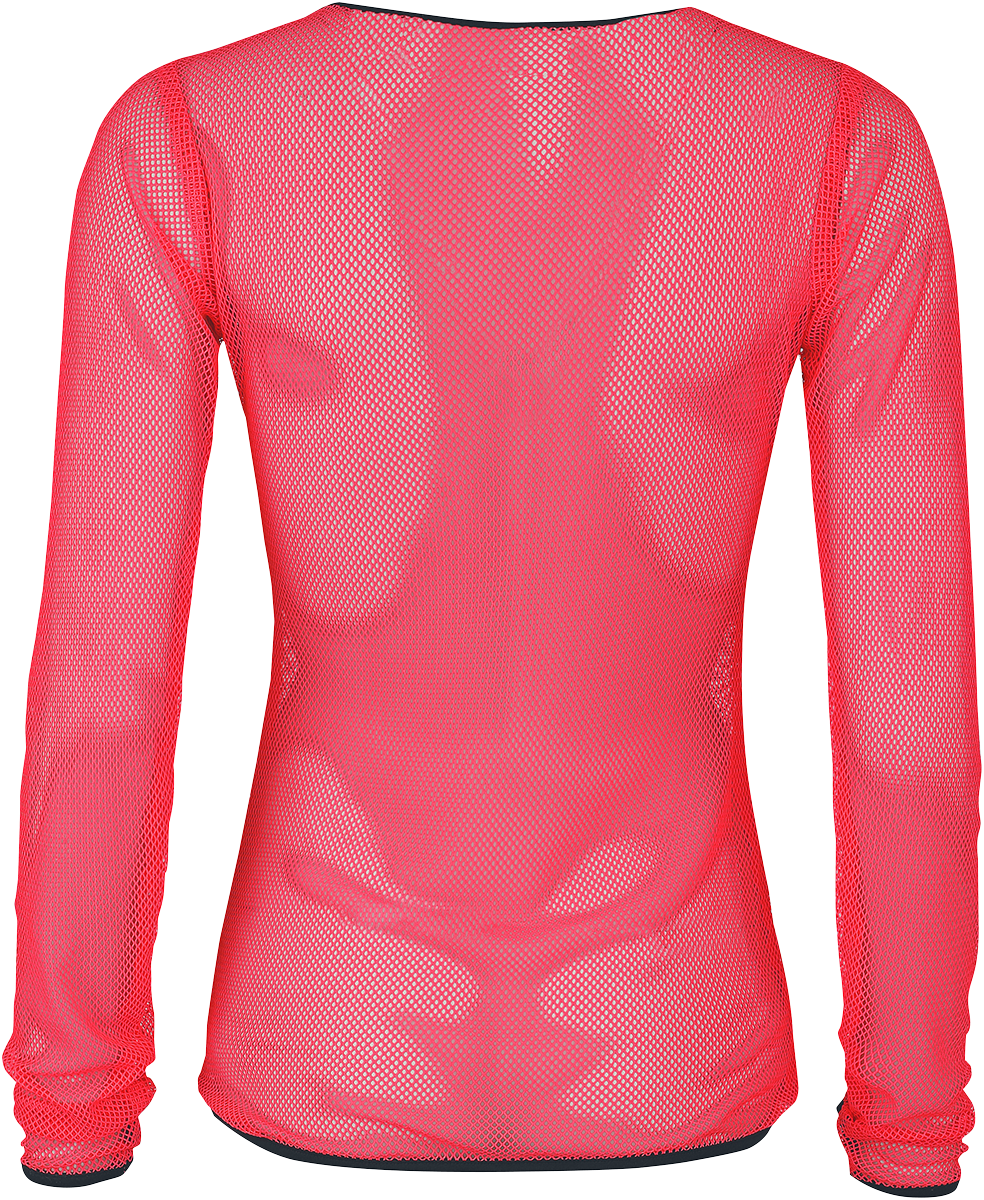 Poizen Industries Langarmshirt - Future Top - S bis XXL - für Damen - Größe L - pink