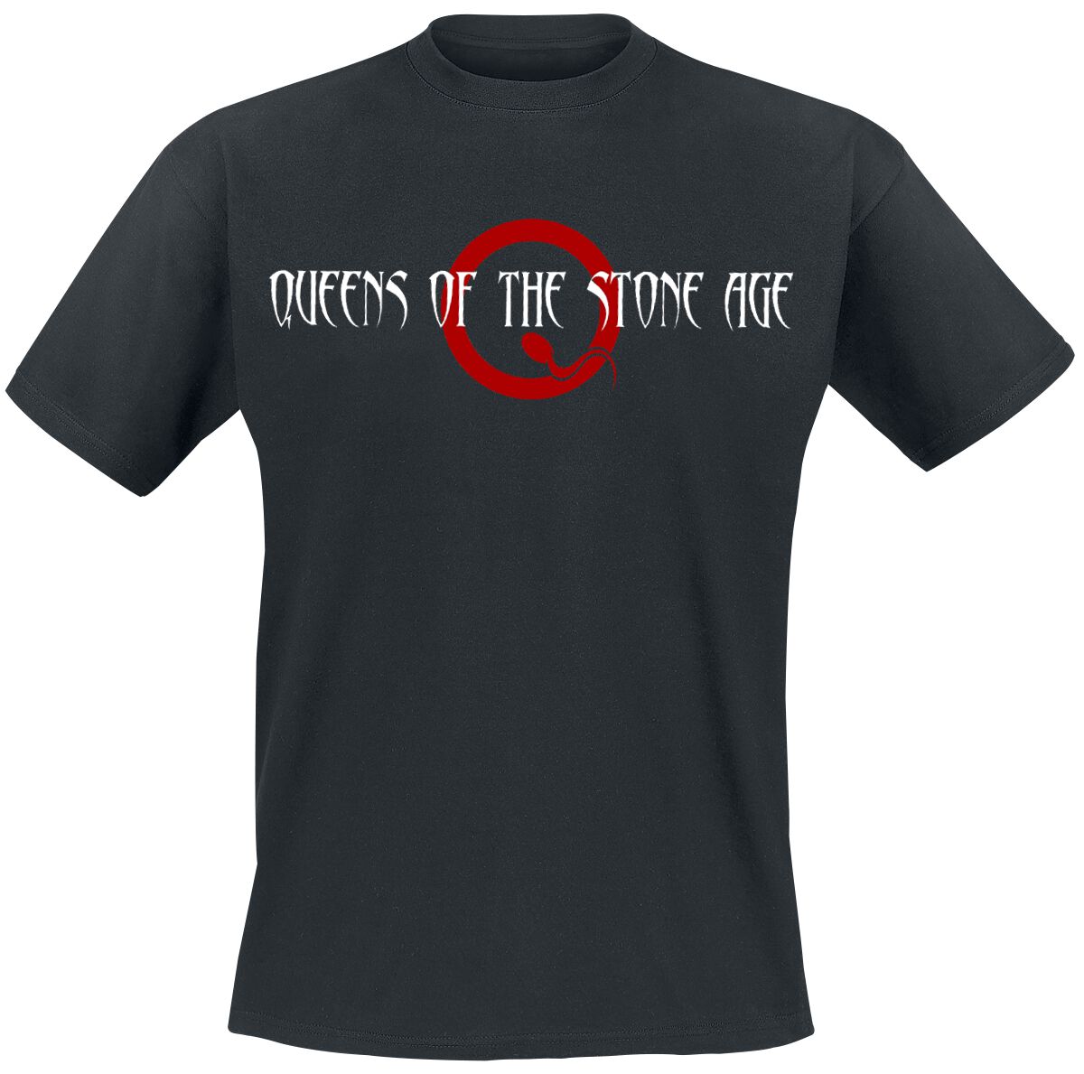 Logo T-Shirt schwarz von Queens Of The Stone Age