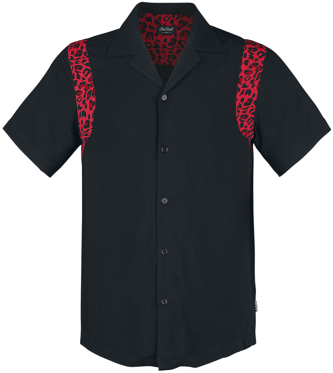 Chet Rock - Ritchie Leo Shirt - Workershirt - black-red image