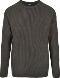 Ribbed Raglan Sweater