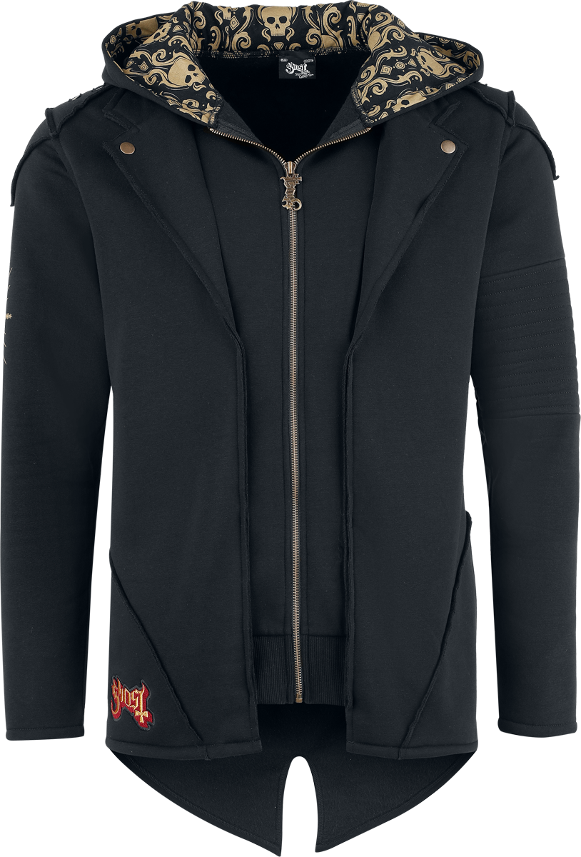 Ghost  Hoodie Jacket - EMP Signature Collection - for Men - black