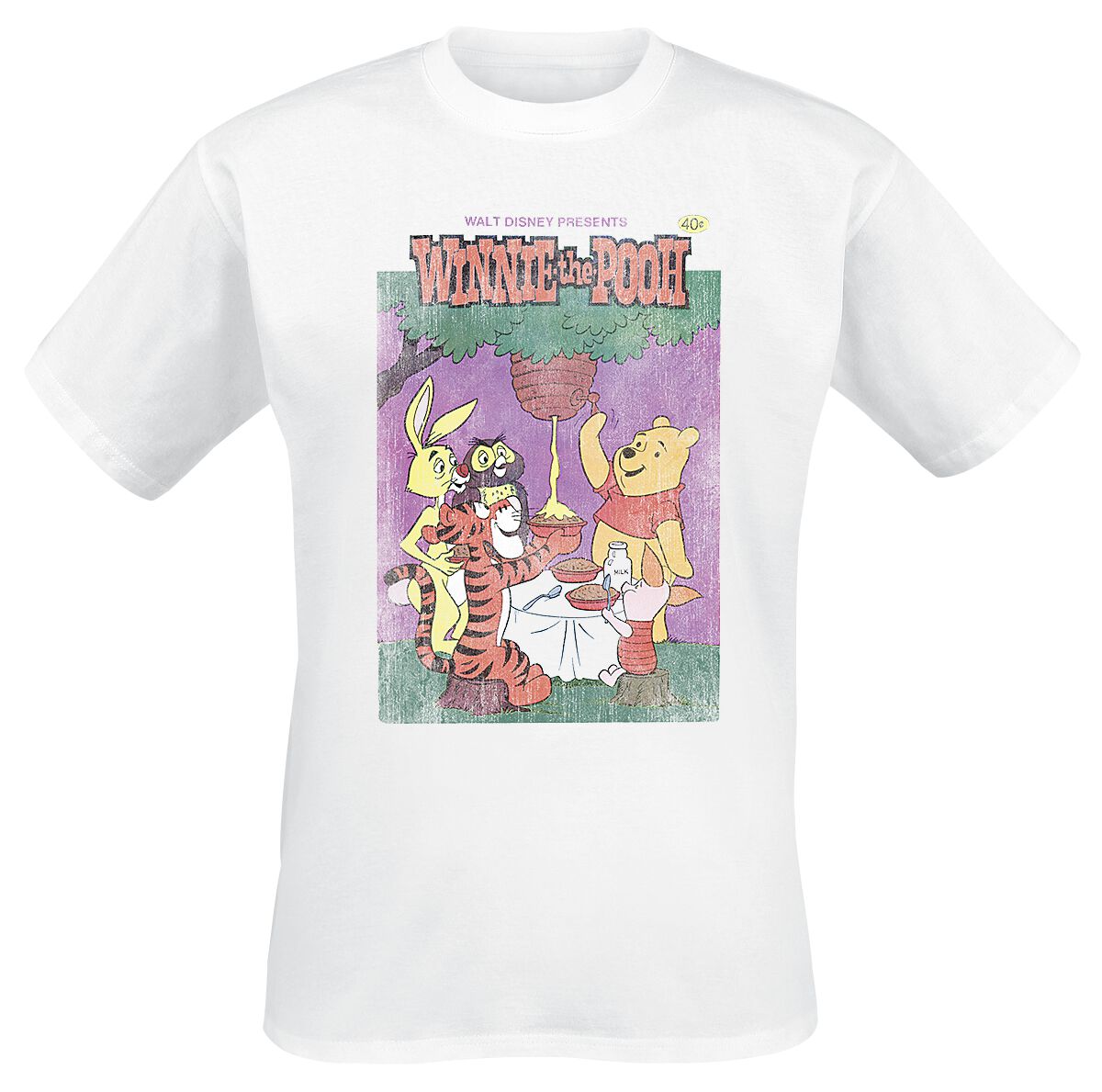 Winnie The Pooh Honey Party T-Shirt weiß