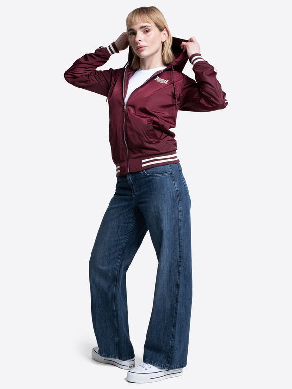 Thumbnail - Lonsdale London Women's hooded windbreaker Windbreaker burgund in M