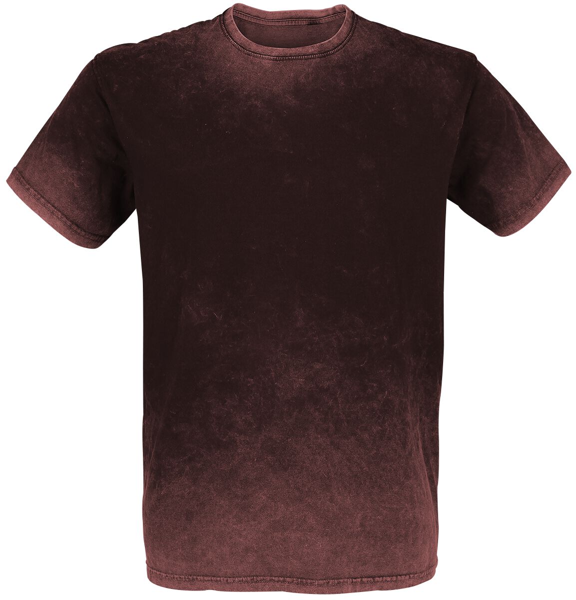 Outer Vision Retro Stone T-Shirt bordeaux in XXL