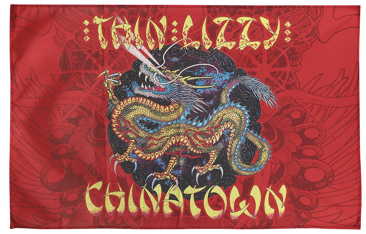 Thin Lizzy Chinatown Flag multicolour