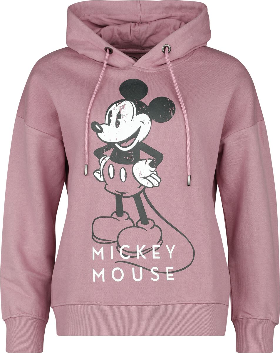 Image of Felpa con cappuccio Disney di Minnie & Topolino - Mickey Mouse - S a XXL - Donna - rosa cipria