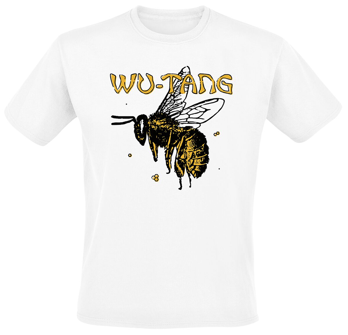 Wu-Tang Clan T-Shirt - Bee - M bis XXL - für Männer - Größe XL - weiß  - Lizenziertes Merchandise!