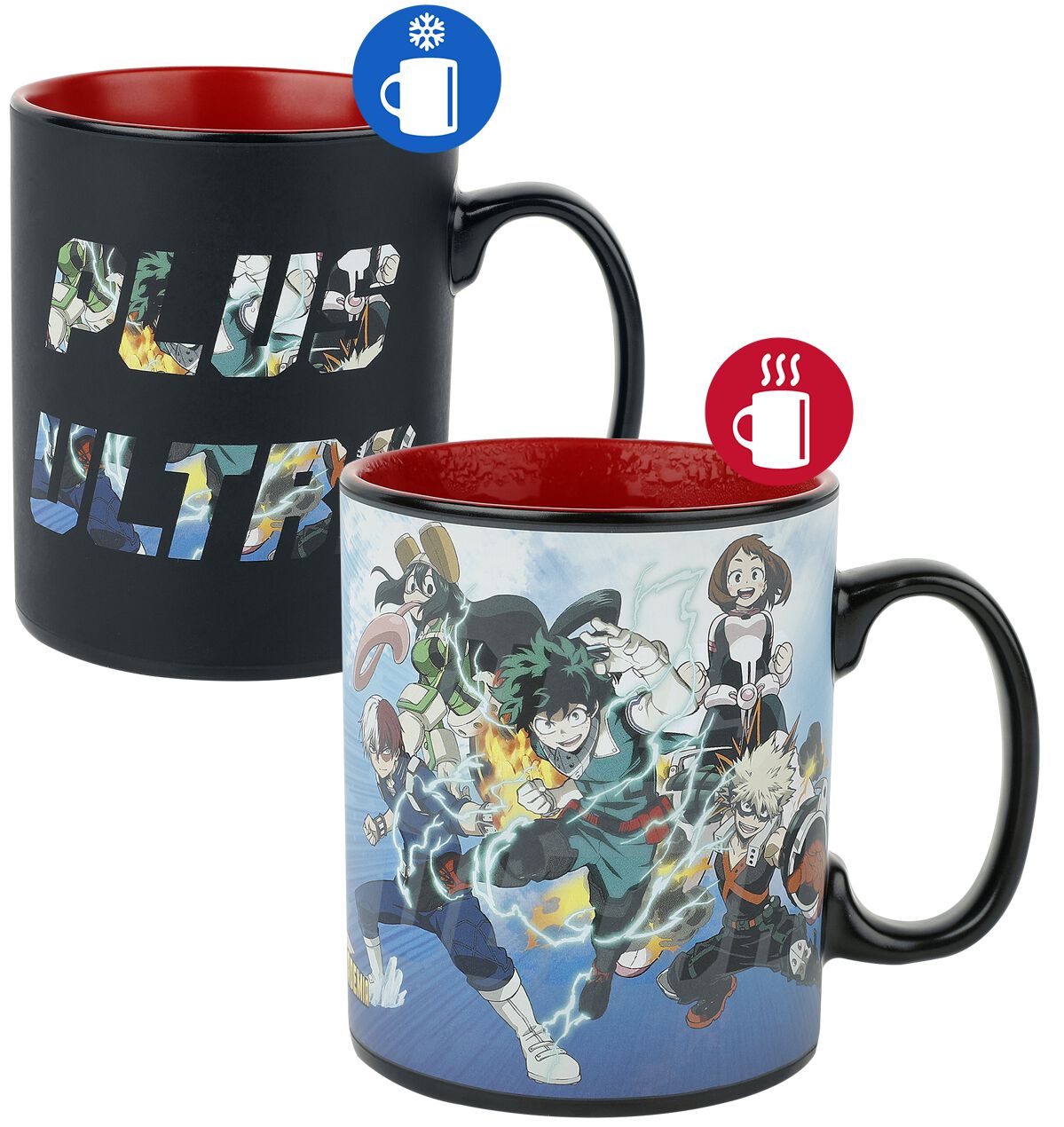 My Hero Academia Heroes - Heat-Change Mug Cup multicolour