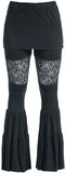 Bootcut Lace Leggings, Gothicana by EMP, Leggings