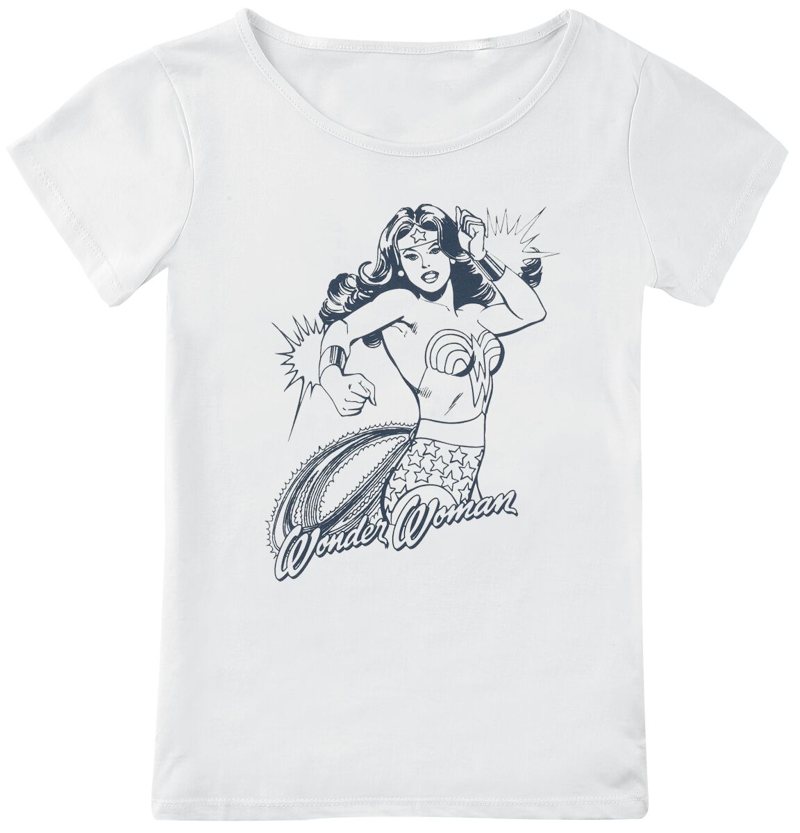 Kids Wonder Woman T-Shirt weiß von Wonder Woman