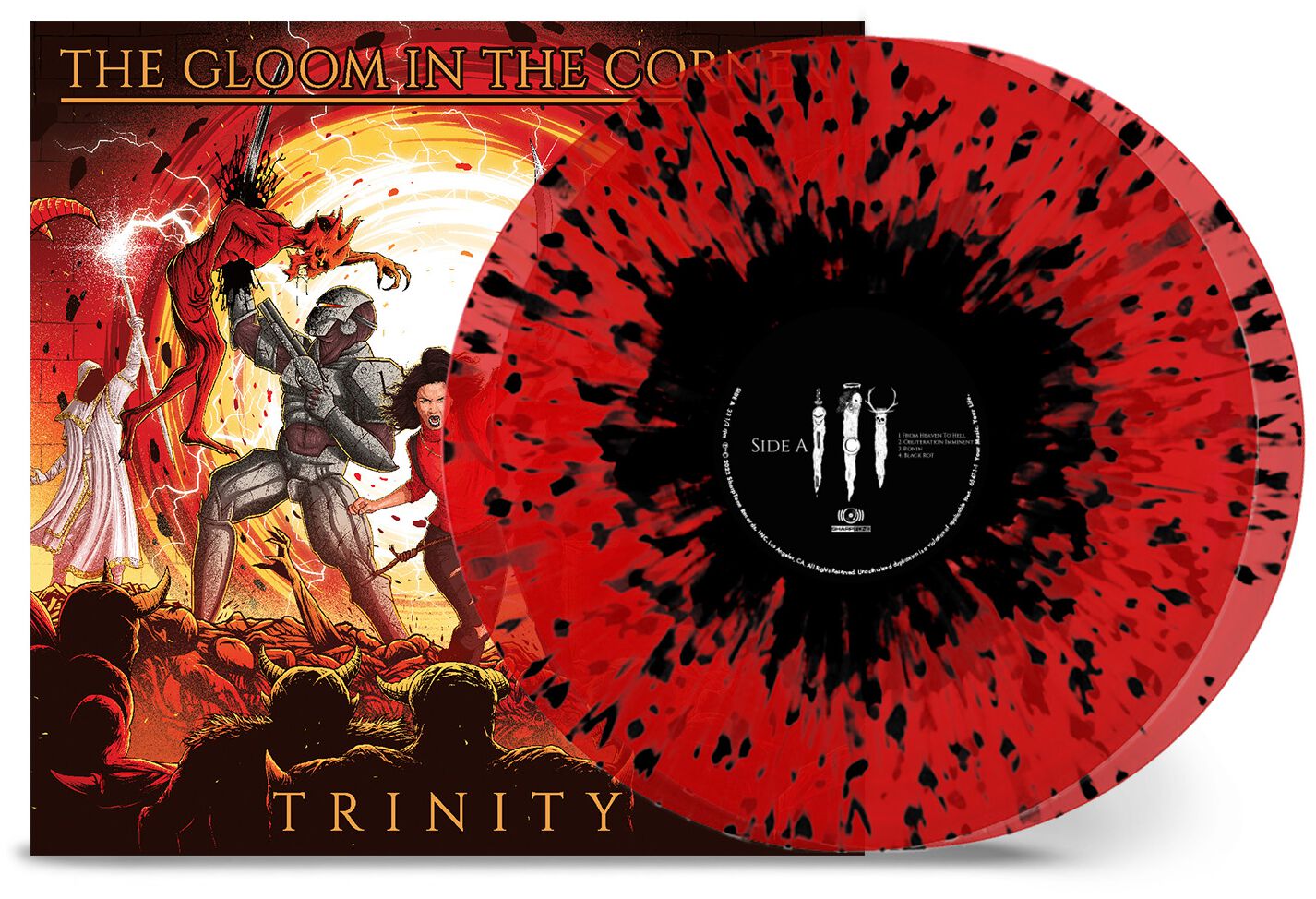 The Gloom In The Corner Trinity LP splattered