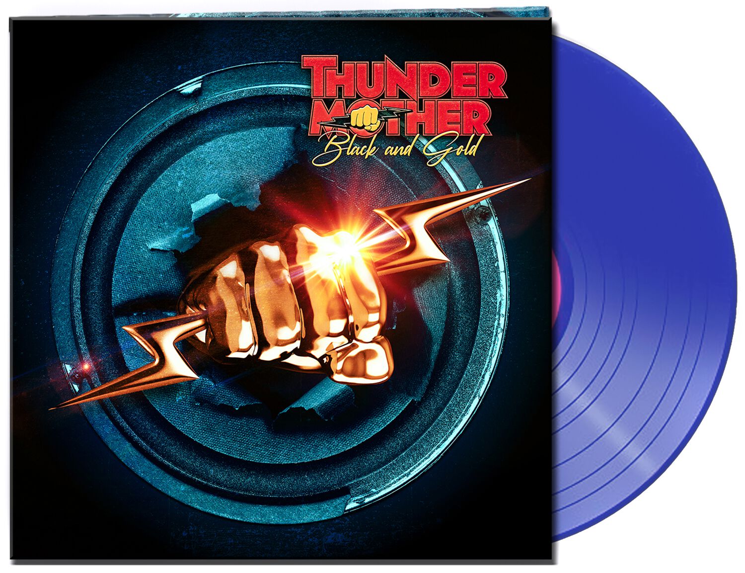 Thundermother Black and gold LP blue