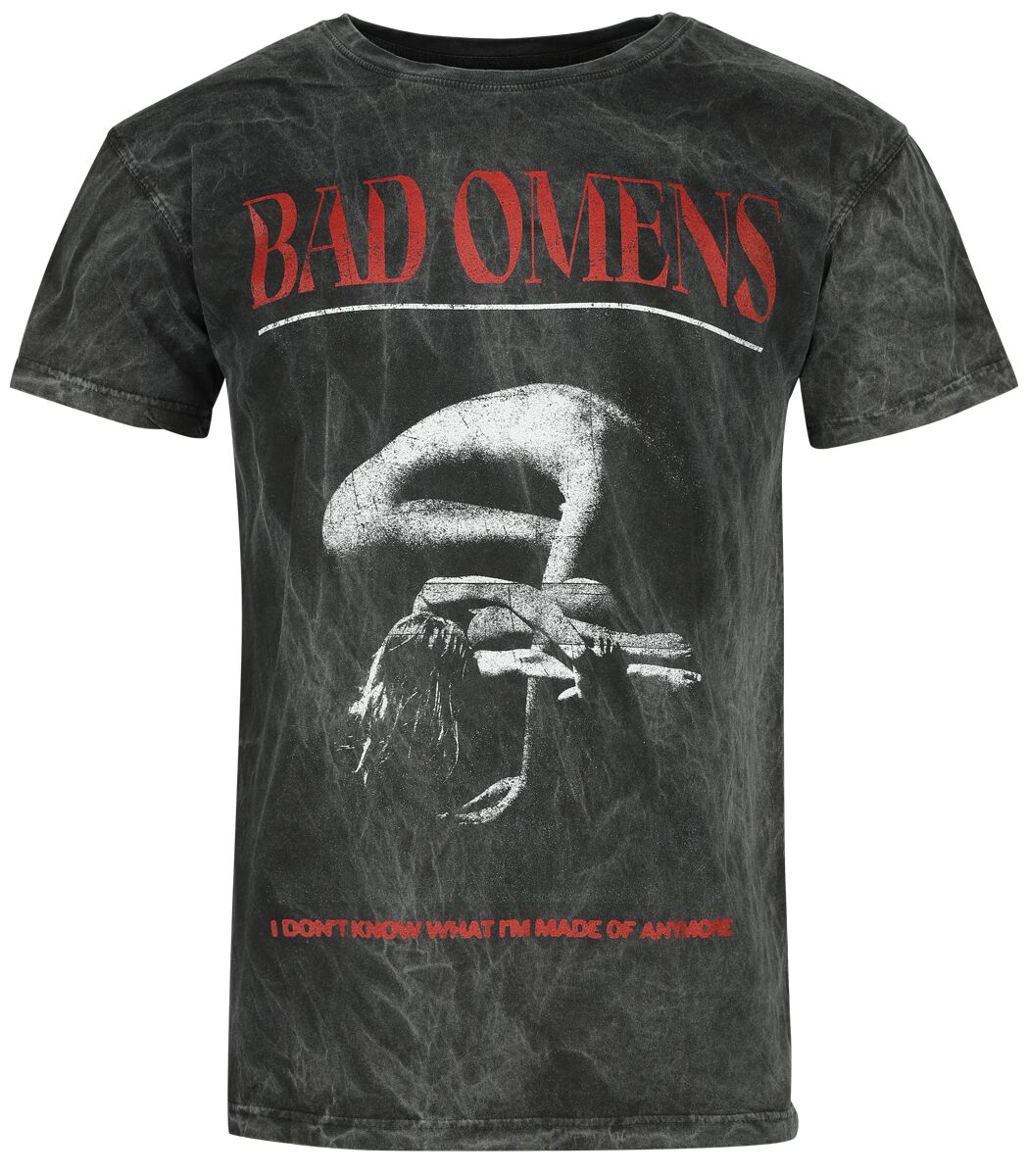 Bad Omens T-Shirt - I Don`t Know - S bis 4XL - für Männer - Größe 3XL - anthrazit  - Lizenziertes Merchandise!