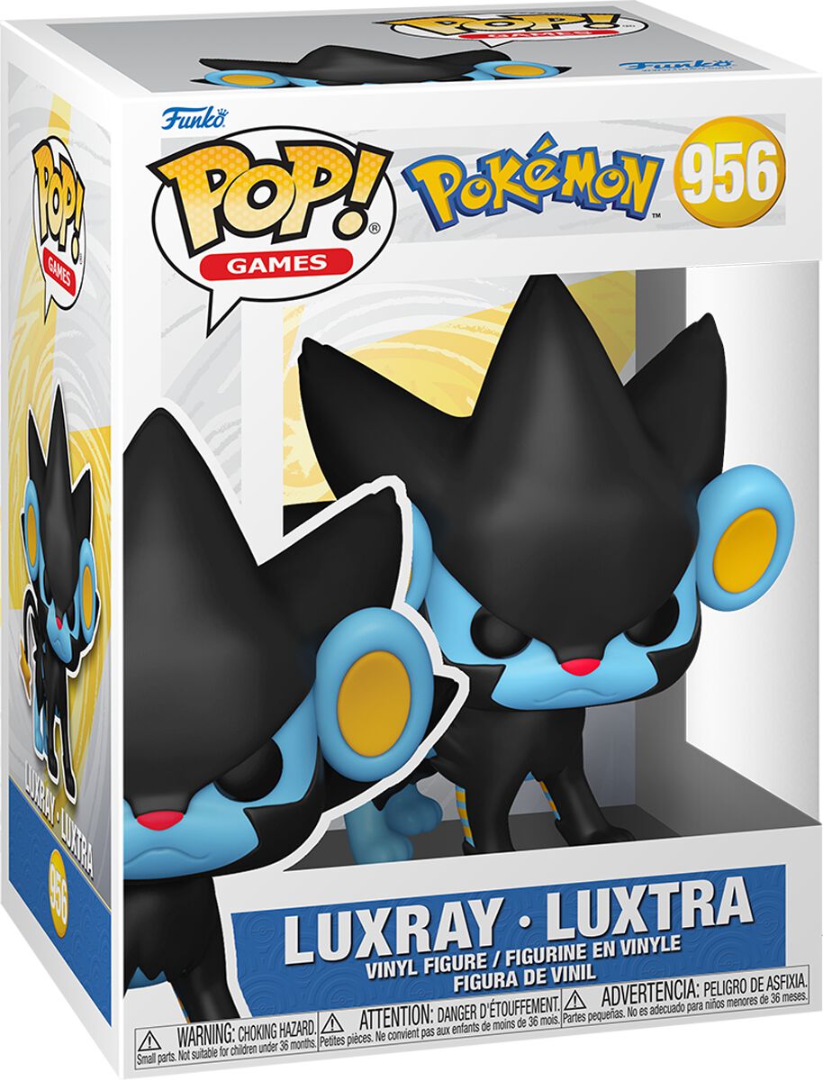 Levně Pokémon Vinylová figurka č.956 Luxray - Luxtra Sberatelská postava vícebarevný