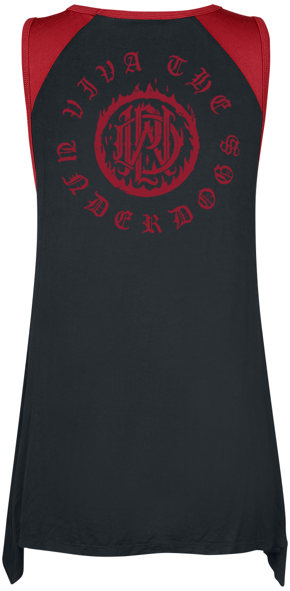 Parkway Drive Viva The Underdogs Kurzes Kleid schwarz rot