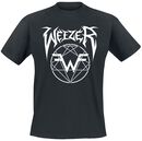 Metal Logo, Weezer, T-Shirt
