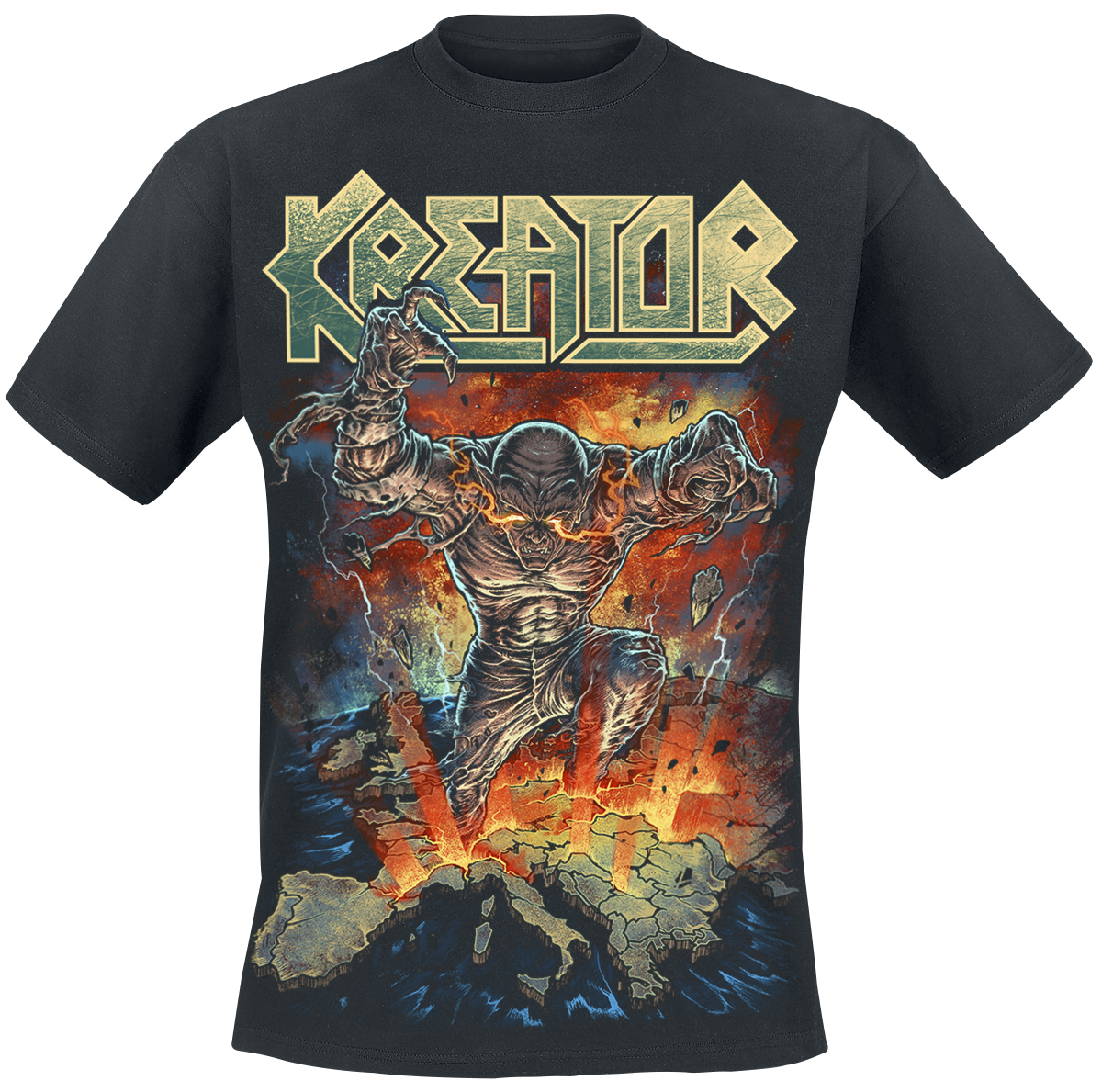 Kreator - The European Apocalypse - T-Shirt - black image