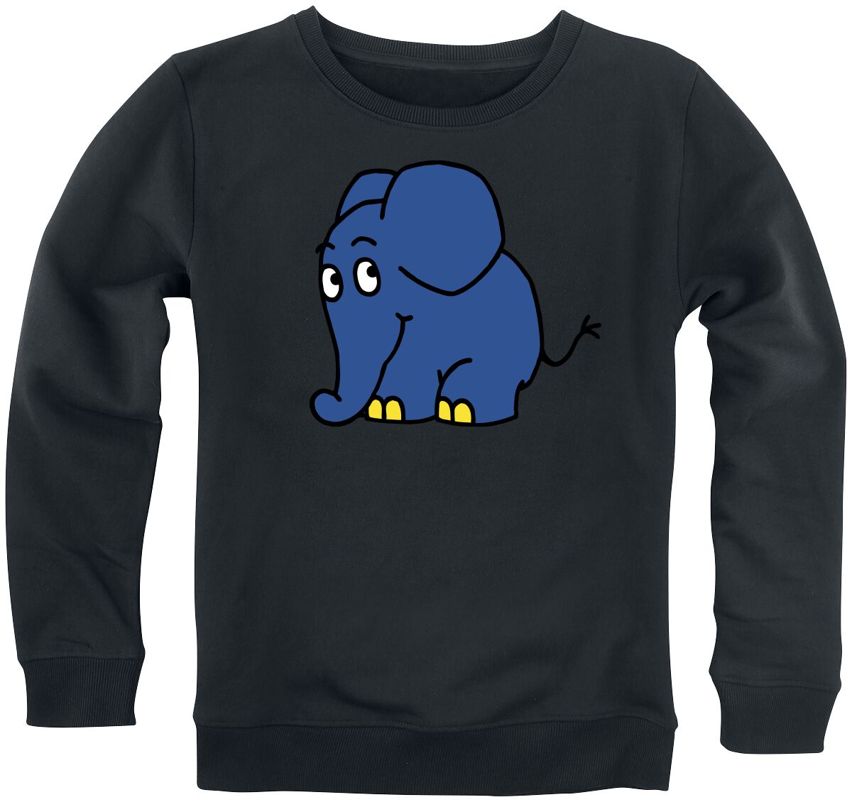 Sweat-Shirt  de Die Sendung mit der Maus - Elefant - 98 - 140 - pour filles & garçonse - bleu product