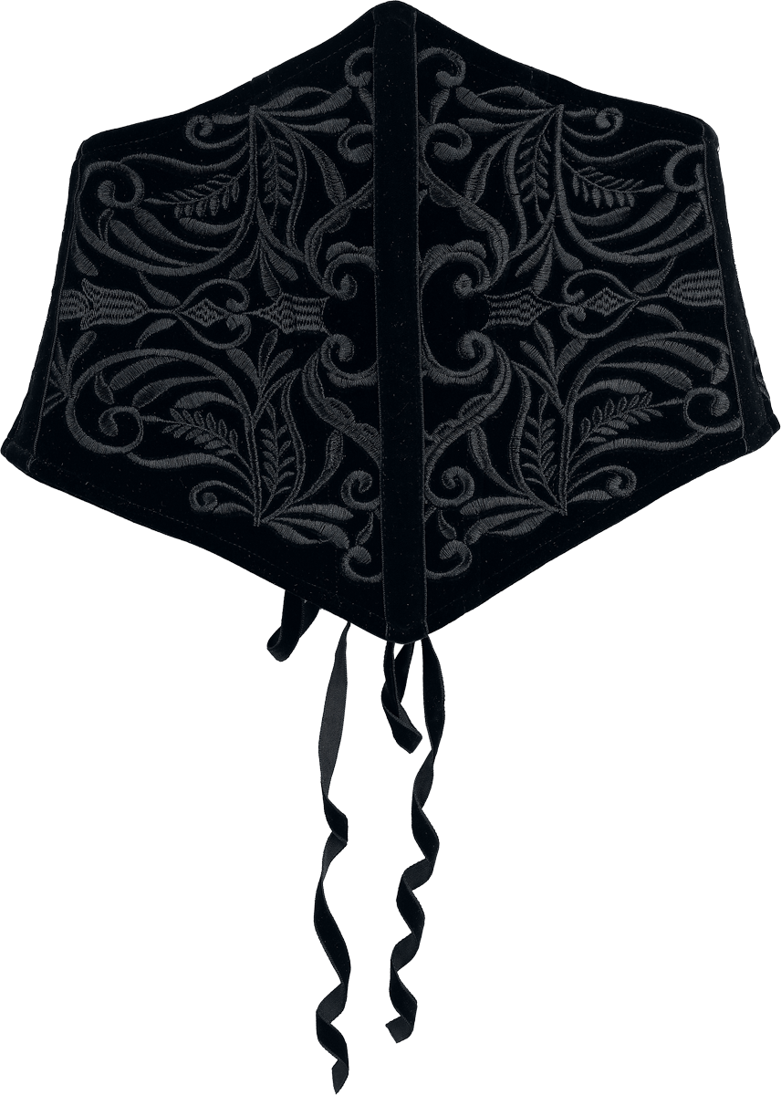 Punk Rave Gothic Corset - Goth Totem Retro Corset - for Women - black