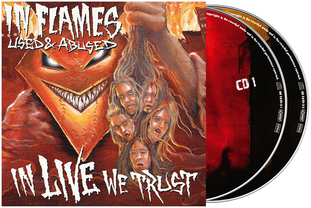 In Flames Used & abused … In live we trust CD multicolor In Flames Used & abused … In live we trust CD multicolor
