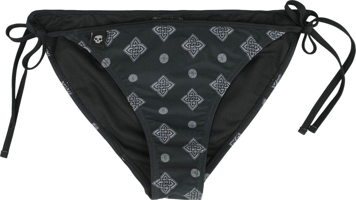 Black Premium by EMP - Bikini Pants With Celtic Prints - Bikini-Unterteil - schwarz - EMP Exklusiv!