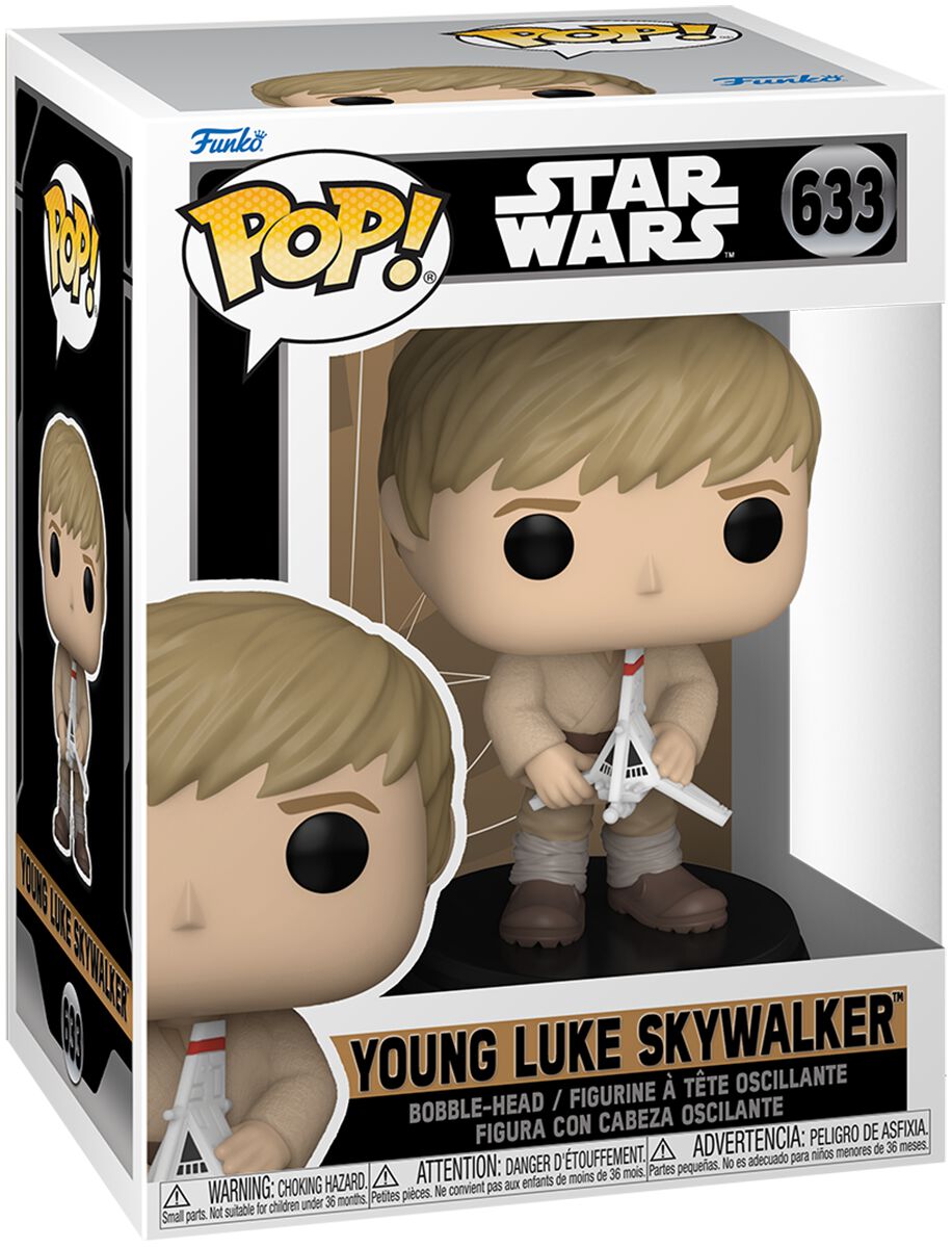 Star Wars - Obi-Wan - Young Luke Skywalker Vinyl Figur 633 - Funko Pop! Figur - multicolor