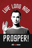 Live long and prosper, The Big Bang Theory, Poster