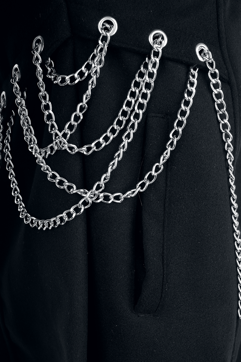 Thumbnail - Vixxsin Neoma Coat Mantel schwarz in M