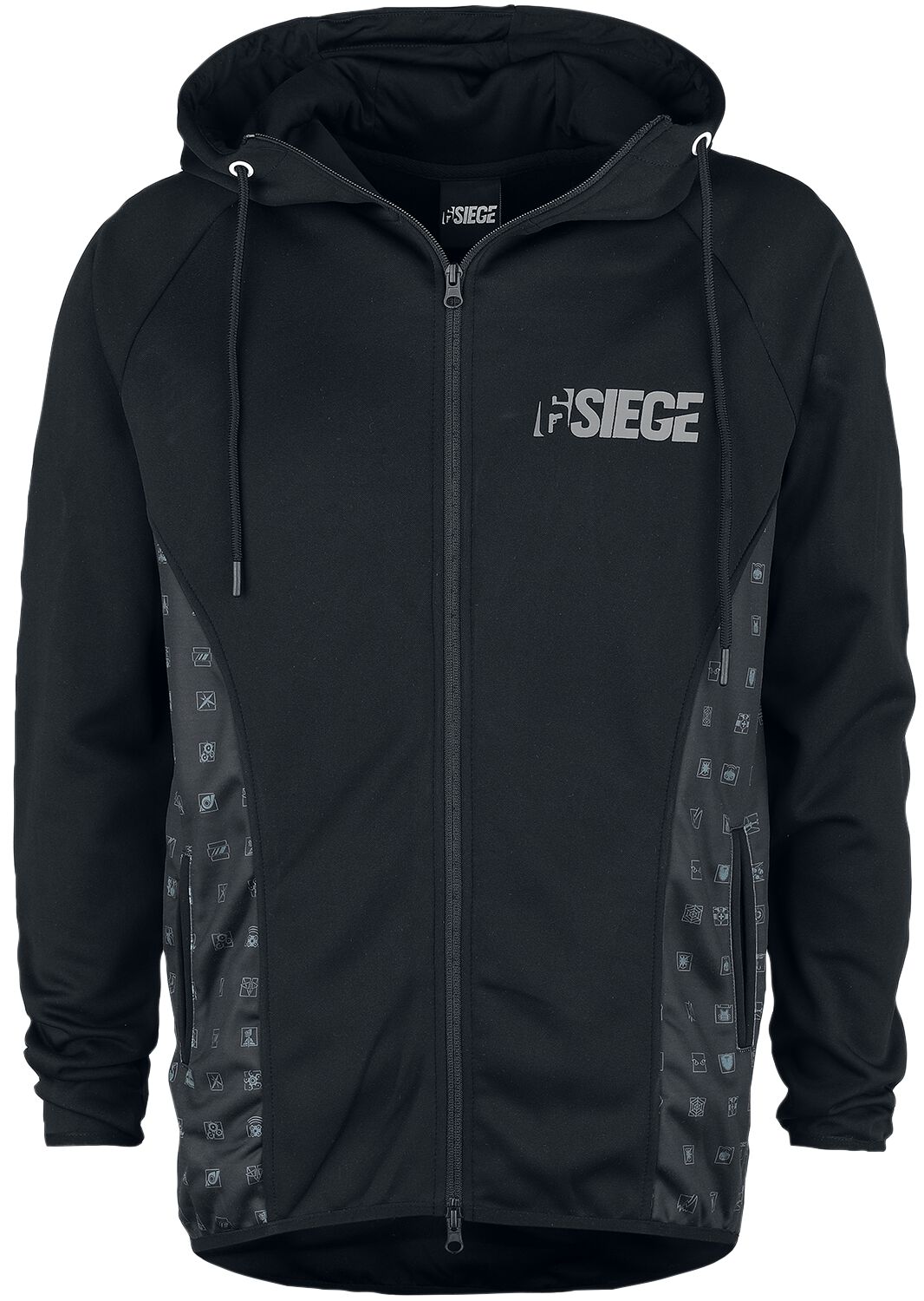 Six Siege Special Zip Kapuzenjacke schwarz