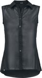 Light Sleeveless Shirt, Black Premium by EMP, Bluse
