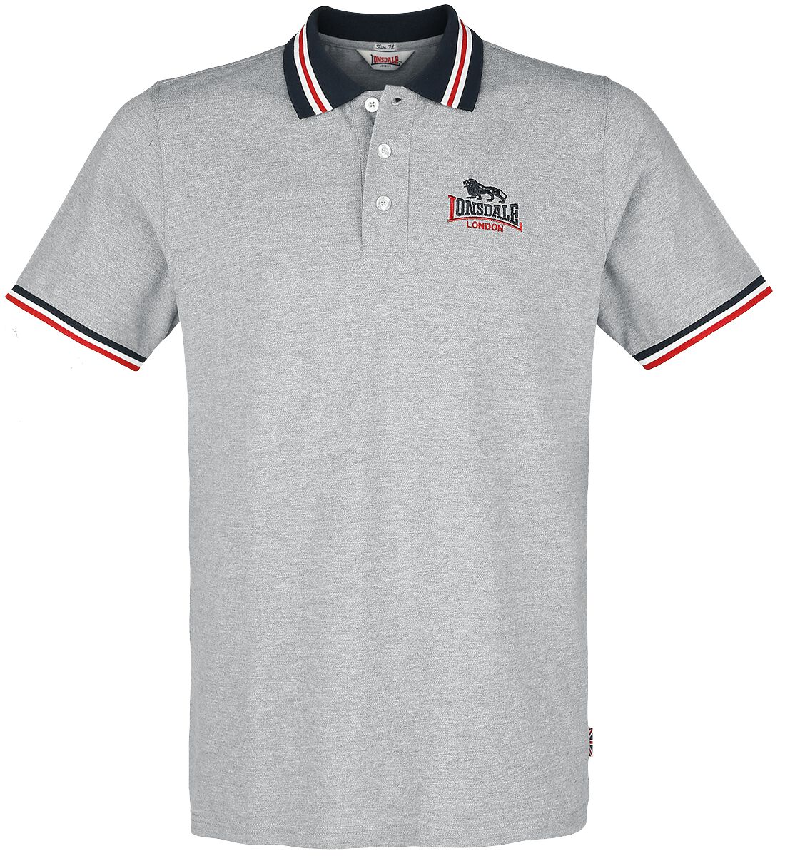 Lonsdale London OCCUMSTER Polo Shirt grey