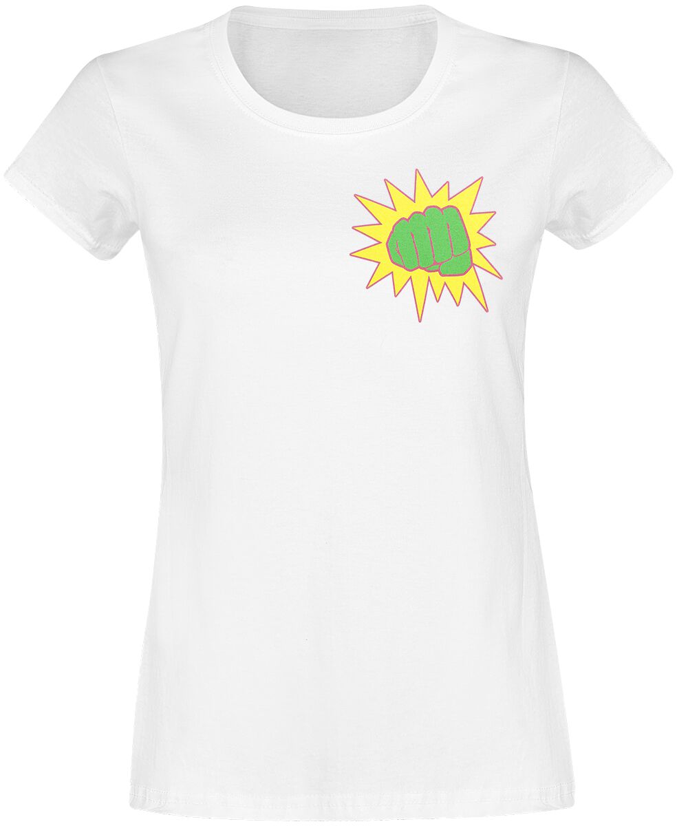 T-Shirt Manches courtes de She-Hulk - Silhouette Coucher de Soleil - S à XXL - pour Femme - blanc