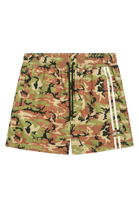 Unfair Athletics - Camouflage/Flecktarn Short - Woodland Shorts Camo - S bis 3XL - für Männer - Größe XL - woodland