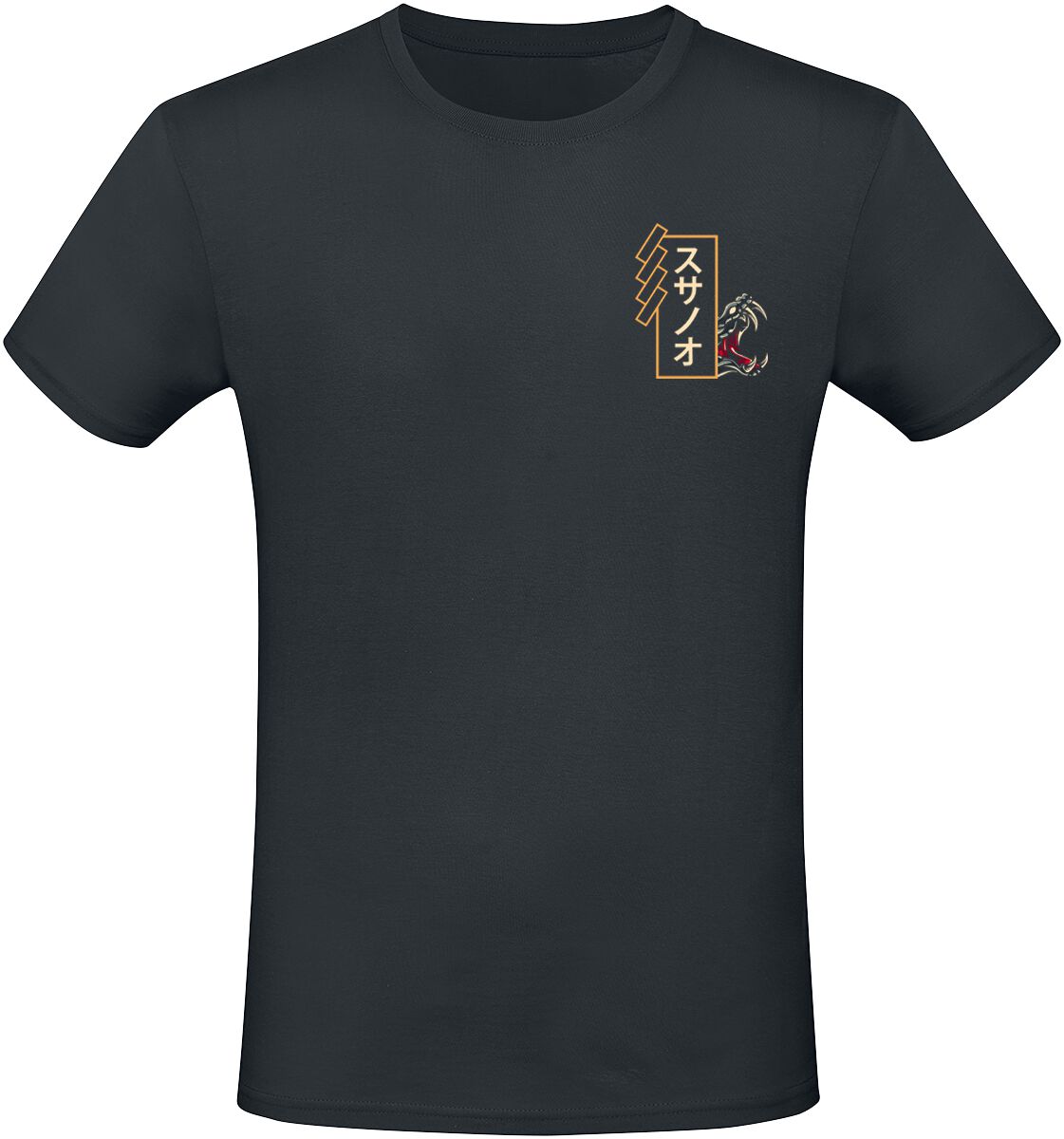 NEOMACHI SUSANOO T-Shirt schwarz in XXL