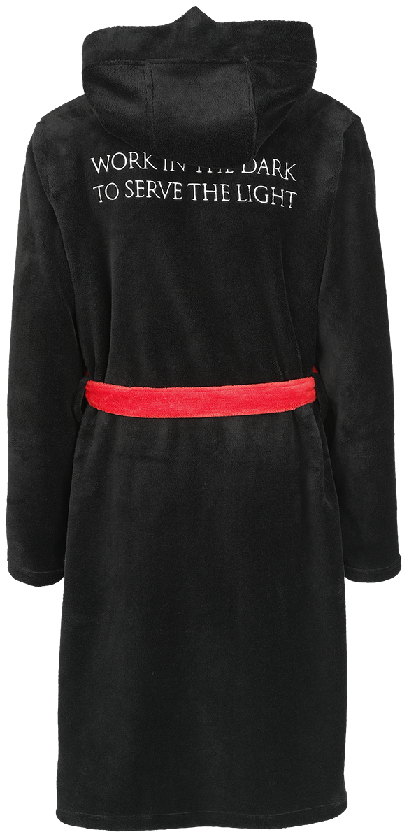 Assassin's Creed - Gaming Bademantel - Crest - S-M bis XXL-3XL - für Männer - Größe XXL-3XL - schwarz/rot  - EMP exklusives Merchandise!